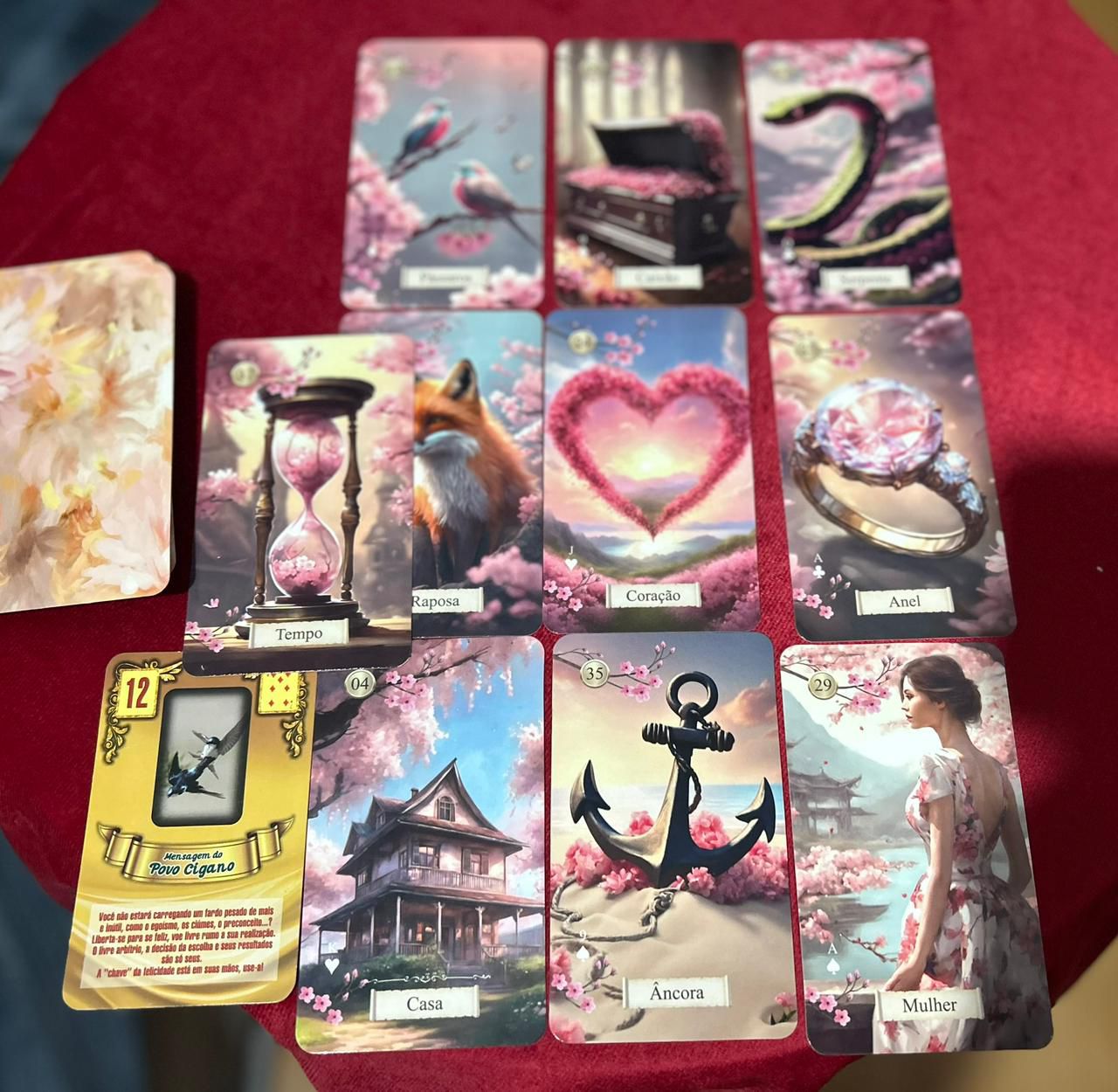 Cartas de tarô da Silvania — leitura sistêmica