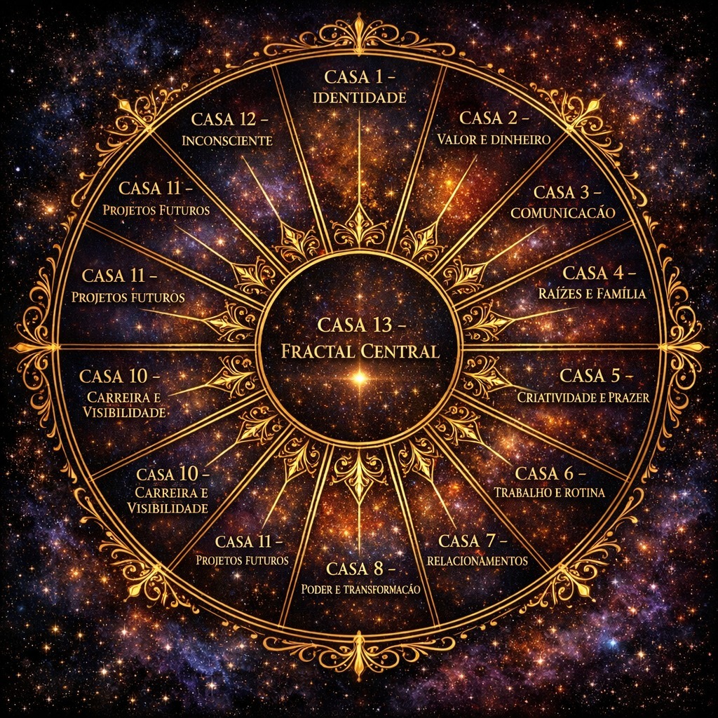 Mandala das 12 Casas da Vida
